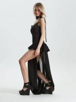 Платье с шарфом Skinny