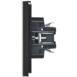 FORTE&PIANO Выключатель 1-клавишный самовозвратный 10А FP610M металл шампань IEK