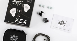 Наушники проводные Kiwi Ears Airoso, внутриканальные, гибридные, без микрофона, 3.5 мм