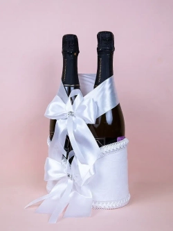 Украшение на шампанское