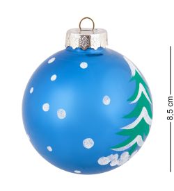 Элита НФШ-1714/1 Ел.украшение Шар «Дед Мороз со Змеей» 85 мм