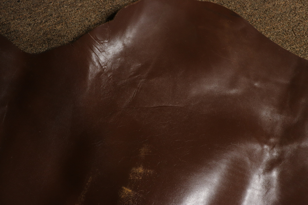 Уценка: 1,2-1,4мм Юфть Светлый Каштан + тонировка 156 дм²