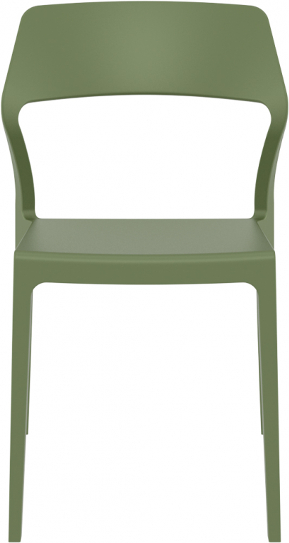 Стул пластиковый Siesta Contract Snow, оливковый