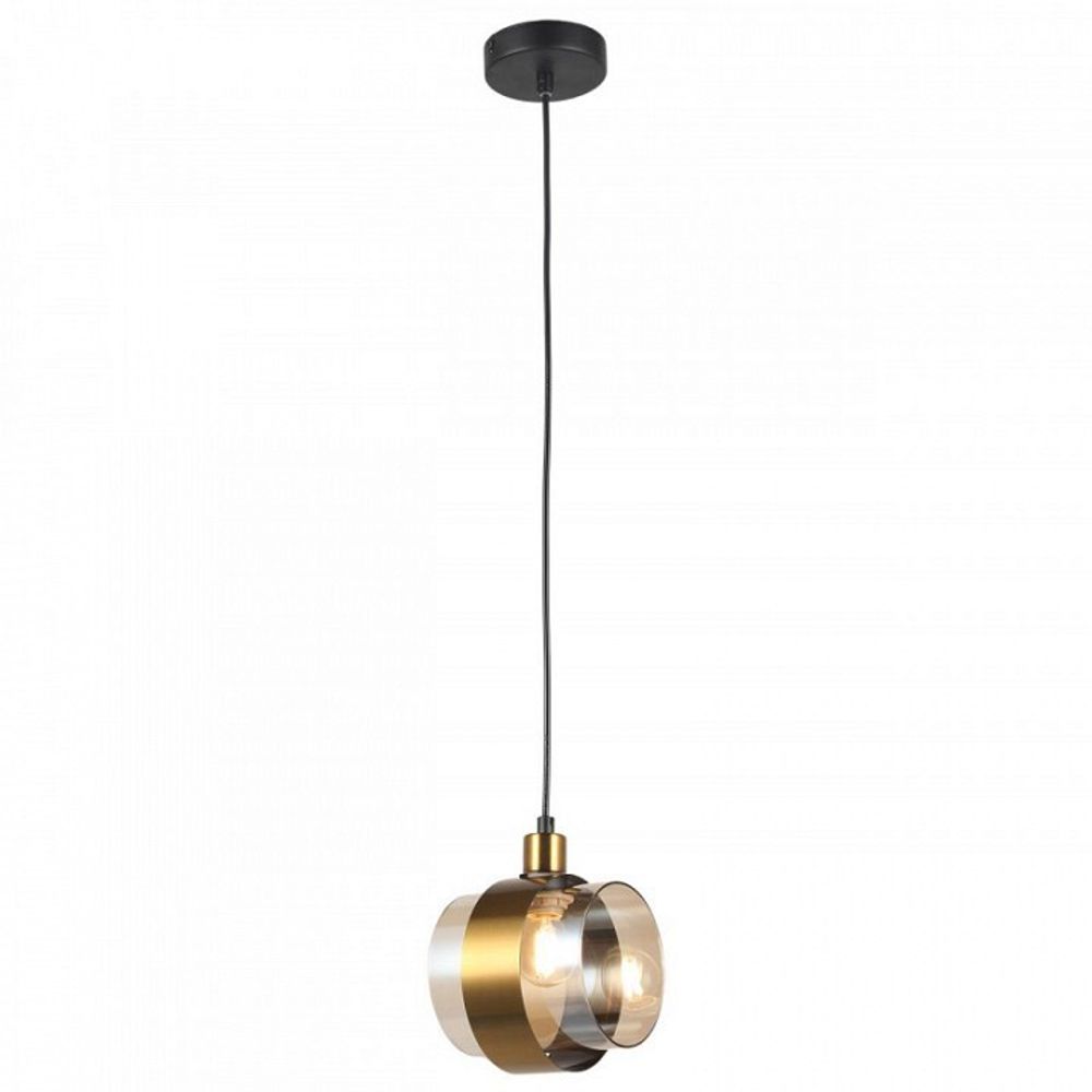 Подвесной светильник Imex MD.51891 MD.51891-1-P-BK+GBR