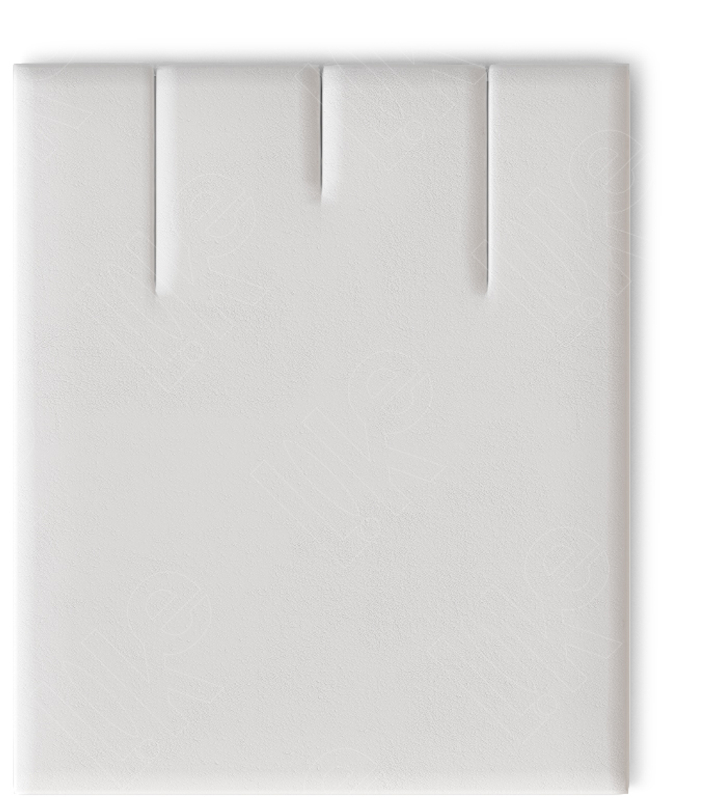 Вкладыш 09/наклонный/для серег/подвески/2 прорези/прорезь для нитки