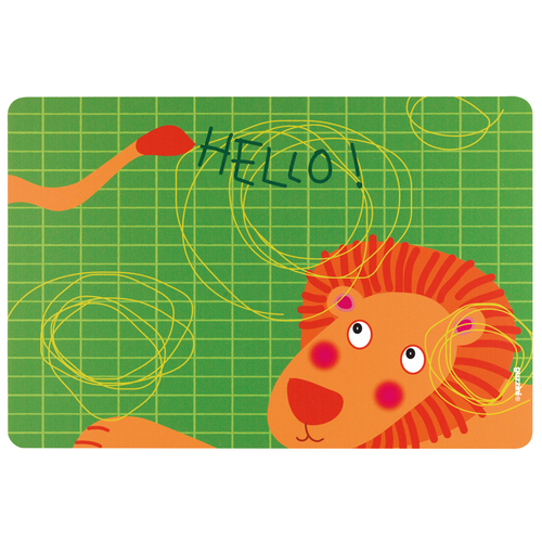Мат сервировочный детский hello, Лев