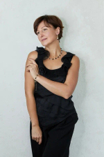 Серьги черные и прозрачные кубики, вставки и фурнитура золото