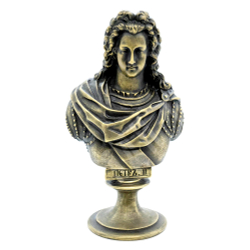 Петра II. Бюст императора. Россия. Бронза фабрика Ф Шопенъ. Модель 1868 г.