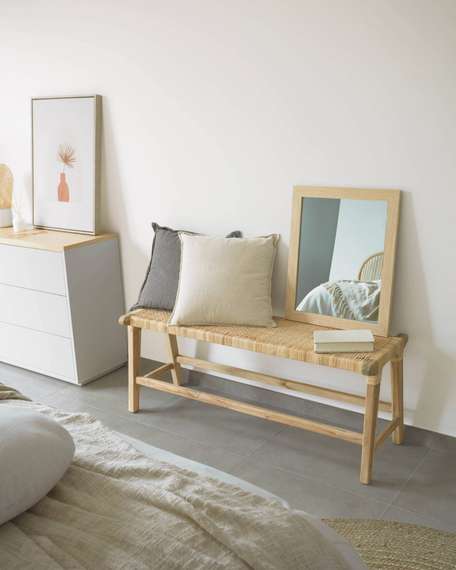 Скамья Beida из массива тика 120 см