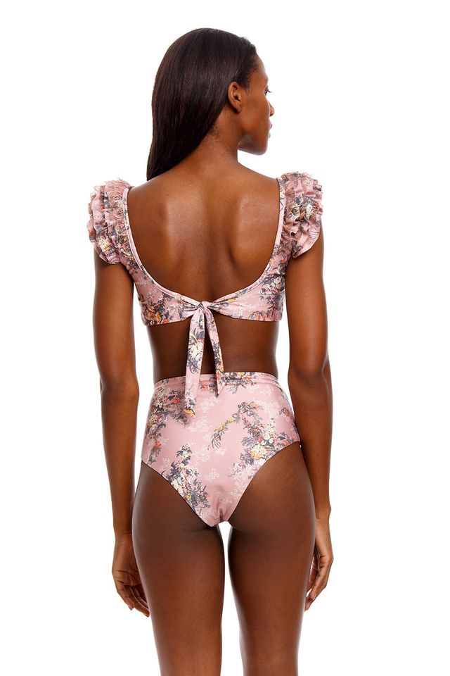 Двусторонние плавки Alicia Papier с высокой талией