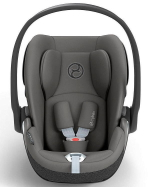 Коляска Cybex Coya Matt Black Frame Cloud T i-Size Mirage Grey Plus Leaf Green с дождевиком и бампером