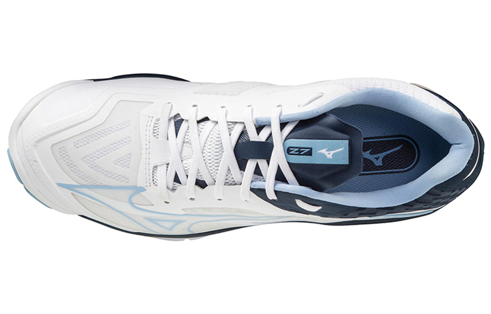 Mizuno Volleyball Shoes Unisex Low top White Blue