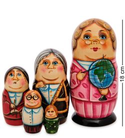 Народные промыслы МР-24/ 88-K Матрешка 5м «Профессия»