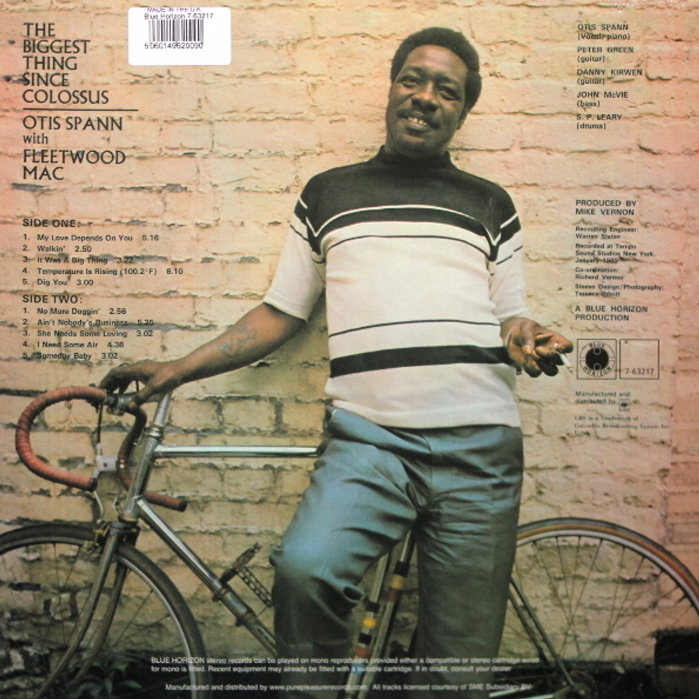 Otis Spann With Fleetwood Mac / The Biggest Thing Since Colossus (LP)