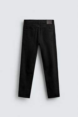 ZARA ДЖИНСЫ SLIM TAPERED FIT, ЧЕРНЫЙ