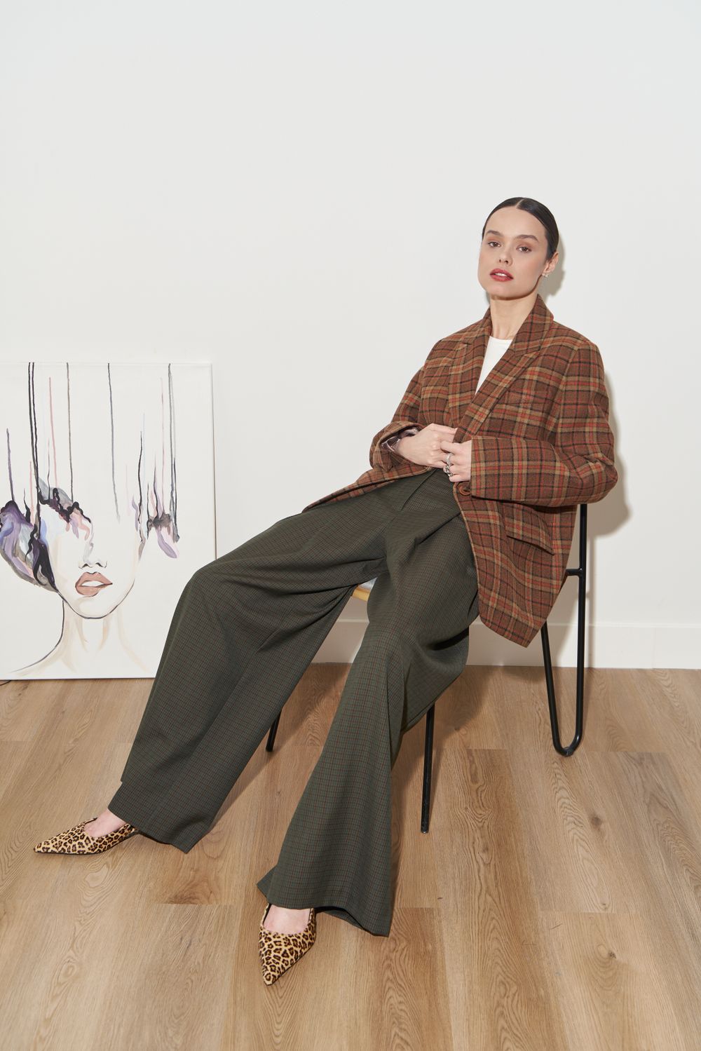 БРЮКИ «ICONIC» В КЛЕТКУ ХАКИ|ТЕМНО-СИНИЙ|КРАСНЫЙ