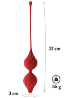 Вагинальные шарики Alcor красный 21 см