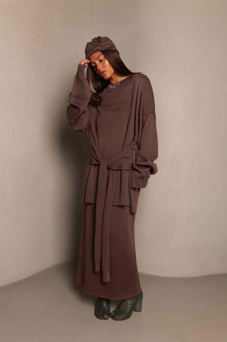 Джемпер с завязками