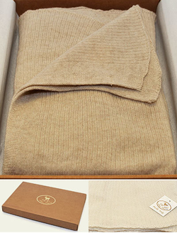 Плед-шарф 60х220 Stole от CO.BI. бежевый Италия