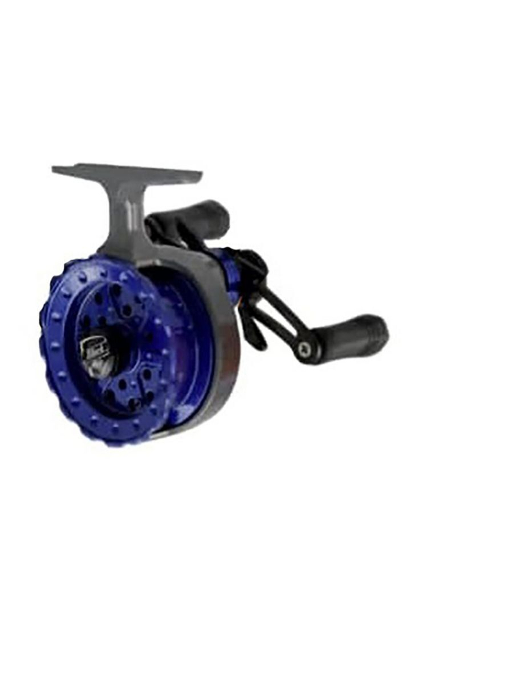 Катушка инерционная (зимняя) Black Side ICE ZEAL (4+1 подш.), черная для зимней рыбалки под удочку и спиннинг на судака, окуня и другую рыбу