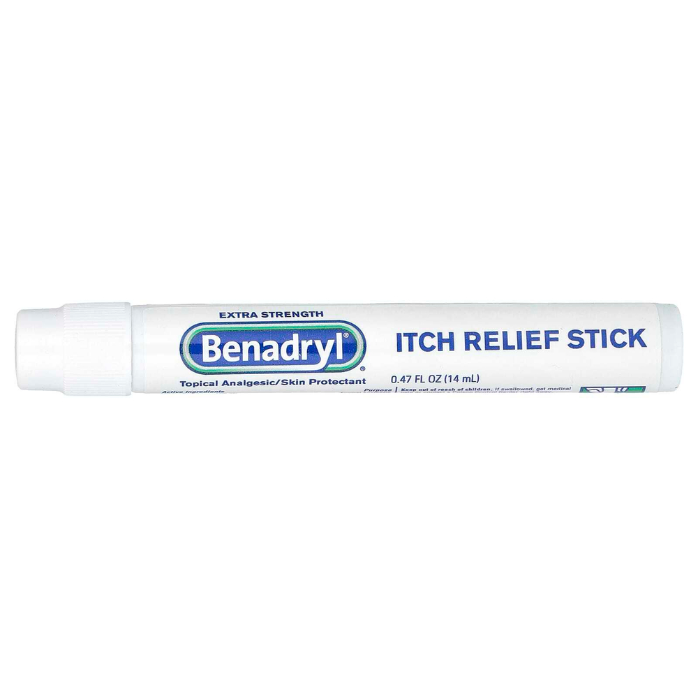 Benadryl, стик для снятия зуда, повышенная сила действия, 14 мл (0,47 жидк. унции)