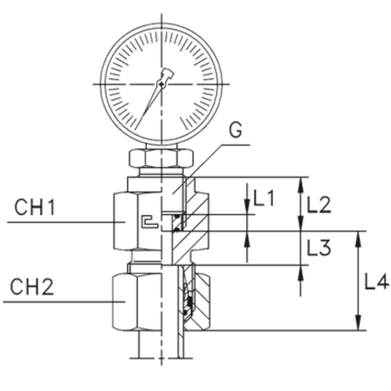 Штуцер DL08 BSP1/4" o-ring