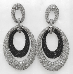 Ювелирные серьги из серебра Эстерелла