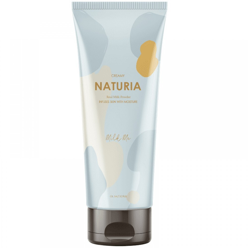 Naturia Creamy Oil Salt Scrub Milk Me скраб для тела молочный