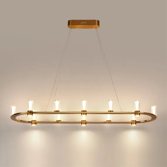 7144/65L HIGHTECH ODL26 515 светильник античная бронза/акрилл/металл IP20 LED 69W 3830Лм 3000K 180° 220V DEFANCE