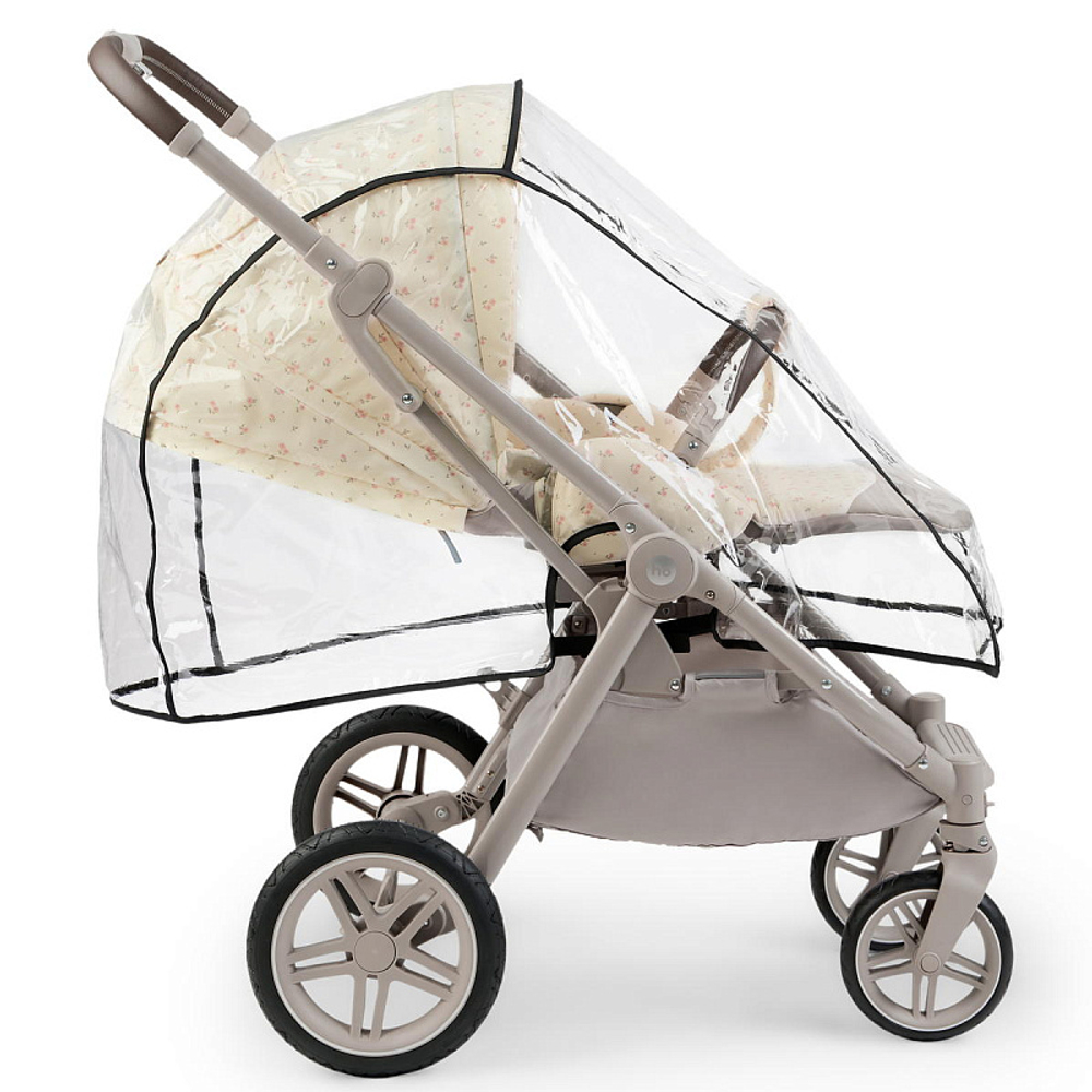 Детская прогулочная коляска Happy Baby Luna 360 beige (flowers)
