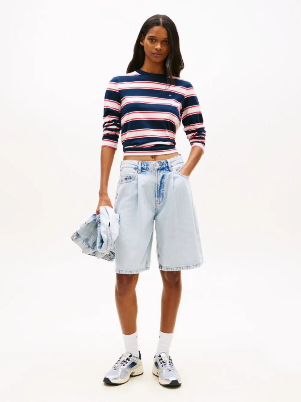 Шорты джинсовые женские TOMMY JEANS CHARLIE LS SHORT PLE
