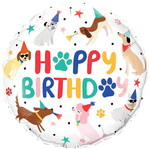 Фольгированный шар «Happy Birthday. Веселые щенки», 46 см
