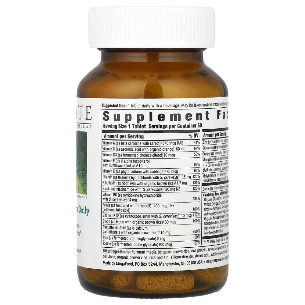 Innate Response Formulas, Women's One Daily, 60 таблеток