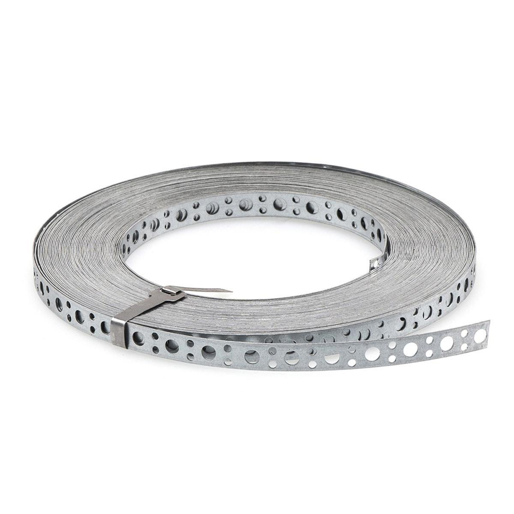 ЛЕНТА МОНТАЖНАЯ СТРОЙБАТ ПЕРФОРИРОВАННАЯ 12Х0,55 25М