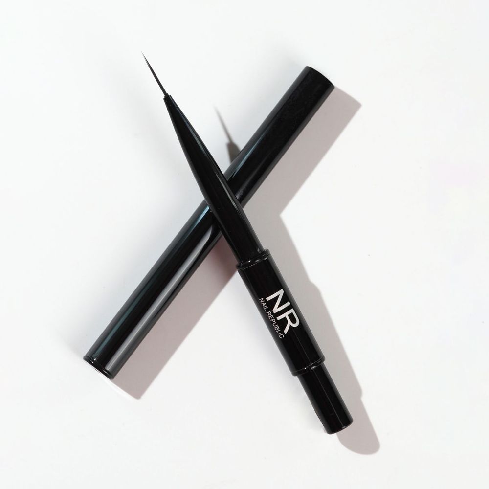 NR Line Brush - Кисть тонкая для дизайна, 11 мм