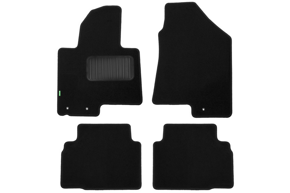 Коврики в салон для HYUNDAI IX35 2010-2013, 2013-2015, кроссовер, 4 шт. (текстиль) арт.KVR02203601210KH
