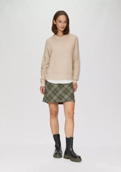 Tweed Юбка в клетку s.Oliver