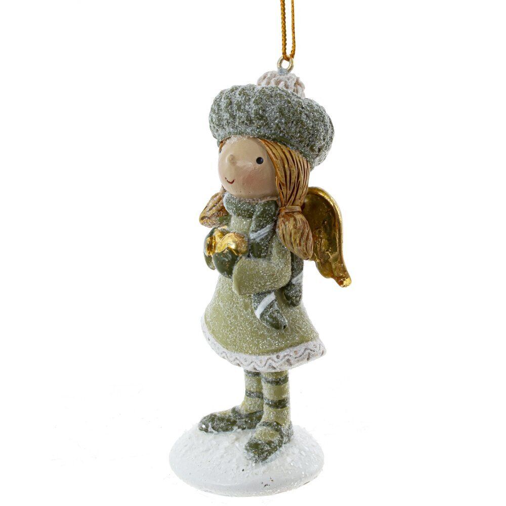 GAEM Фигурка декоративная подвесная "Ангел", L4,5 W4 H11 см, 2в.