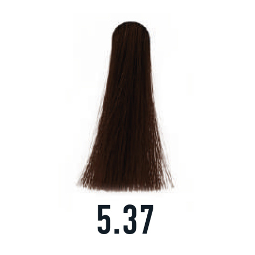 5.37 крем-краска ICE Permanent светло-каштановый золотисто-шоколадный - 100 мл.