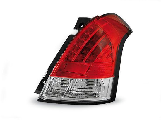 Задние фонари red white led для Suzuki Swift 3(III)