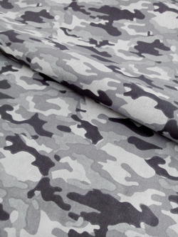 Ткань бязь плательная, рис. "Камуфляж", ширина 150 см, арт. 009