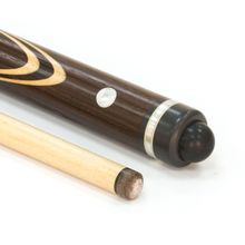 Кий для русского бильярда 2-pc "Классика" (термоясень, граб) 13 запилов