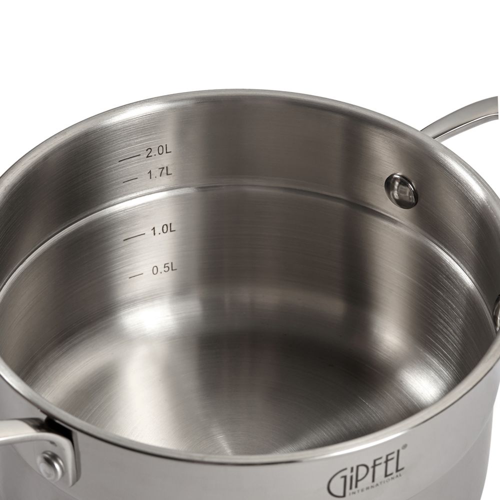Кастрюля из нержавеющей стали Gipfel Gala 1273 18 см/2,3 л