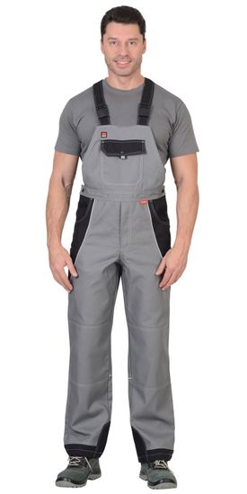 Полукомбинезон "Сириус-Пекин" (серый/черный)