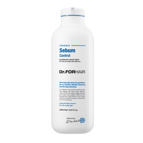 Шампунь от жирности кожи головы Dr.FOR HAIR Sebum Control Shampoo 500 мл