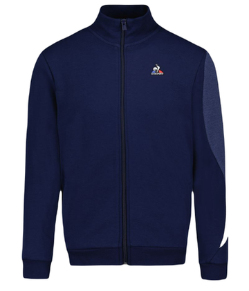 Мужская теннисная кофта Le Coq Sportif SAISON 1 Full Zip Sweat N°1 SS23 - небесный