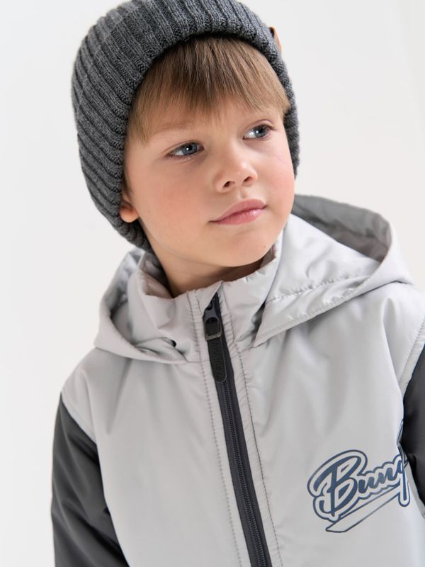 Бомбер с капюшоном 