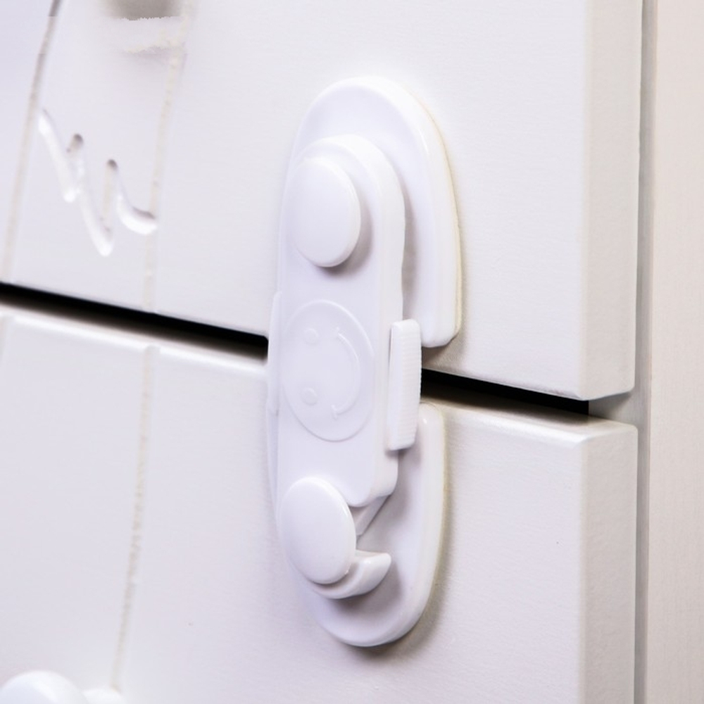 Блокиратор для дверей шкафов, цвет белый 2586850
