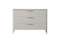 Комод Type oak 3 ящика ширина 120 см (серо-бежевый)