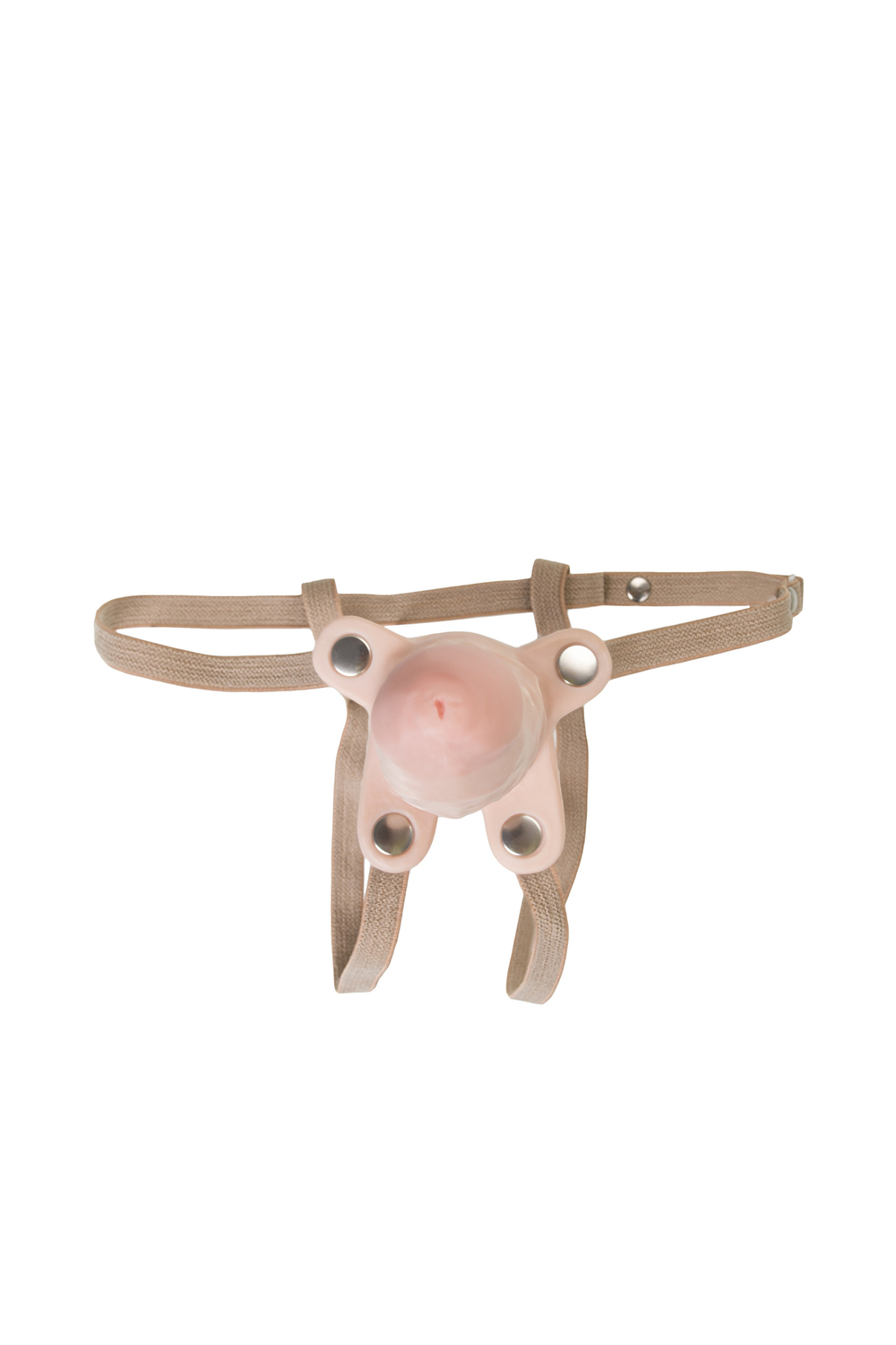 Фаллопротез LoveToy поясной телесный 15 см